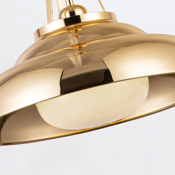 Industrialna lampa wisząca Palmetto QN-PALMETTO-PM-PB regulowany mosiądz