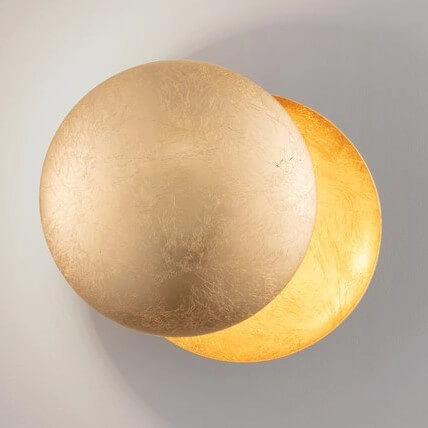 Okrągła lampa ścienna PAIJAN LE44459 LED 6W 3000K monety złota