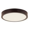 Plafoniera Led Atut 04150 Ideus 18W 4100K metalowa okrągła brązowa