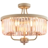 Sufitowa lampa glamour L&-191943 Light& szkło różowe szampańska