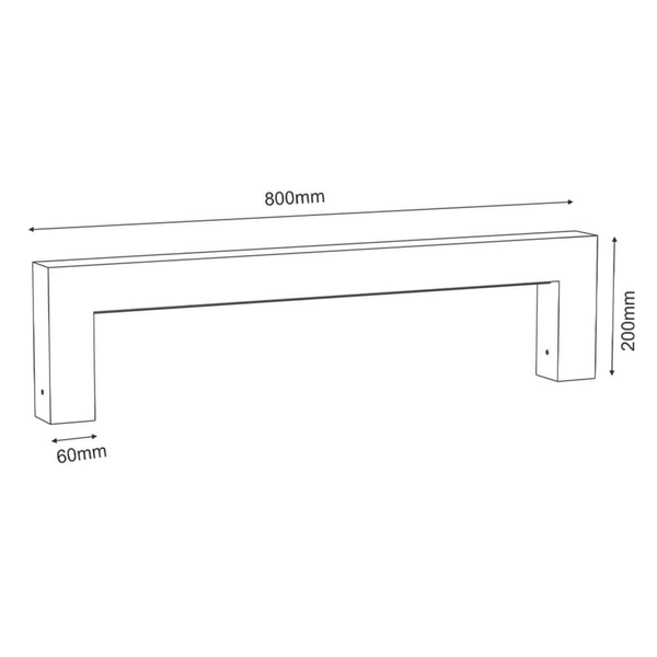 Stojąca lampa LED TAKETA 9939 Shilo 6,8W 4000K do ogrodu IP54 antracyt