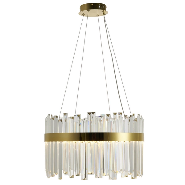 Lampa wisząca do jadalni ROYAL ST-1088-50 LED 52W 3000K kryształy złoty