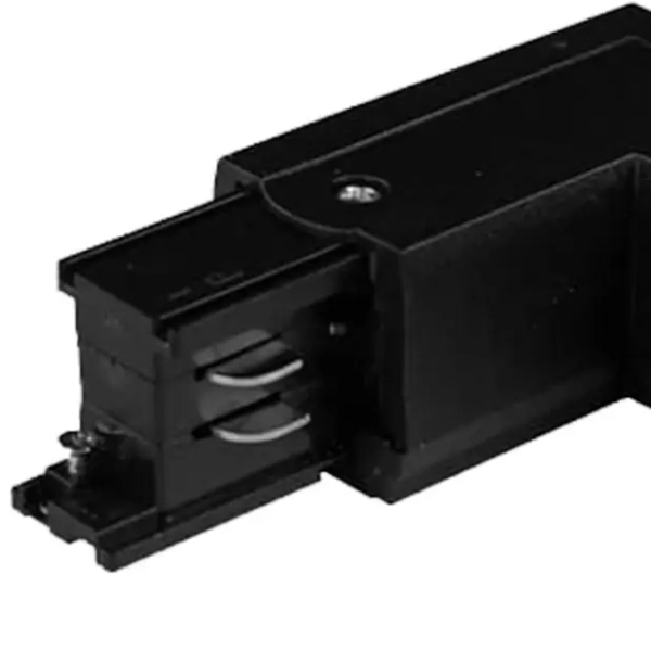 Kątowy łącznik 3-fazowy 8010 Zumaline L-kształtny czarny