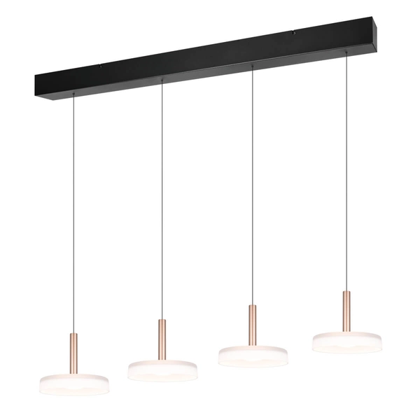 Wisząca lampa na listwie CELESTE 354910465 Trio LED 28W 3000K biały brązowy