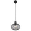 Zwis lampa salonowa GILA 365790132 Trio koszyk kula loft czarny