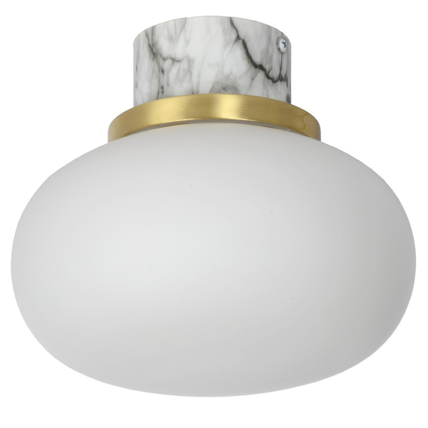 Łazienkowa lampa sufitowa LORENA 03140/23/61 ball IP44 złota biała outlet