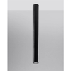 Czarna tuba sufitowa SL.1003 metalowa lampa do salonu