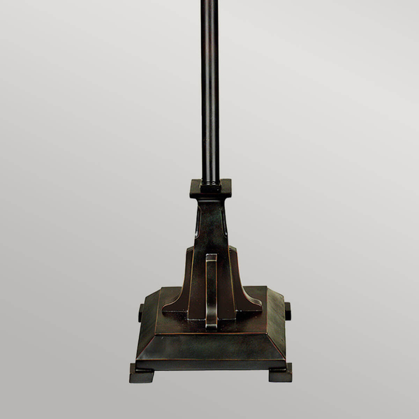 Lampa podłogowa witraż Inglenook QZ-INGLENOOK-FL Quoizel multikolor brąz