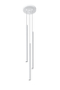 LAMPA wisząca Pastelo SL.0467 Sollux metalowa OPRAWA zwis kaskada tuby sople białe