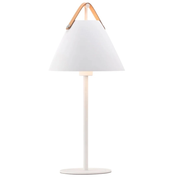 Industrialna lampa stołowa Strap 46205001 Nordlux klasyczna biała