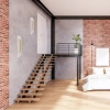 Kinkiet ścienny do salonu Retro Loft ABIGALI-KR-E27-WHITE retro biały