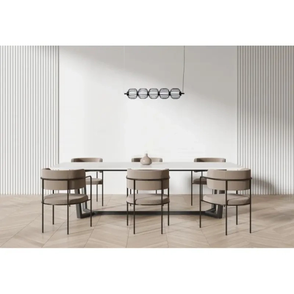 Metalowa lampa wisząca Pedro PND-34405-5-BK LED 100W 3000K czarny