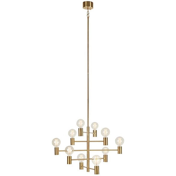 Loftowa LAMPA wisząca PARIS 108117 Markslojd metalowa OPRAWA zwis oprawki na żarówki mosiądz