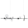 Podwieszana lampa Orion MP0084-L1200 Step LED 8W 3000K bąbelki szklane czarna
