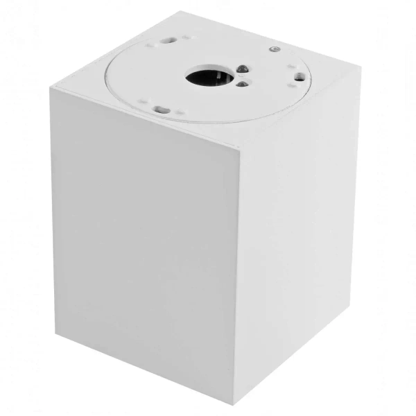 Spot LAMPA sufitowa MDECO SLP6862 (6323) metalowa OPRAWA kostka biała