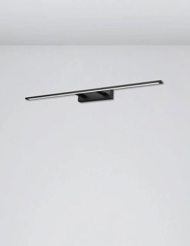 Łazienkowa lampa ścienna Inirida listwa LED 30W czarna