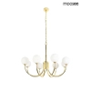 Molekułowa lampa wisząca GRACIA biała złota MSE1501100581 8xLED 17W 3000K kule