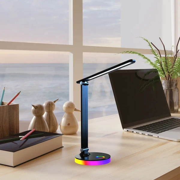 Lampka biurkowa BRUNO BLACK ML1628 LED 5W 3000-6000K RGB czarna