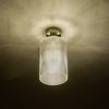 Salonowa lampa sufitowa tuba Emerson EME4875-E01 mosiądz przezroczysty