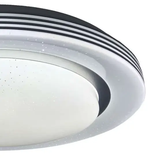 Plafon LAMPA sufitowa KELLY ML6408 Milagro okrągła OPRAWA metalowa LED 48W 3000K - 6000K efekt gwiezdnego nieba biała