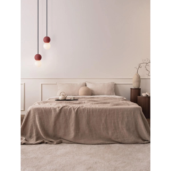 Zwisająca lampa do jadalni IBAGUE LE44661 kule balls biała czerwona