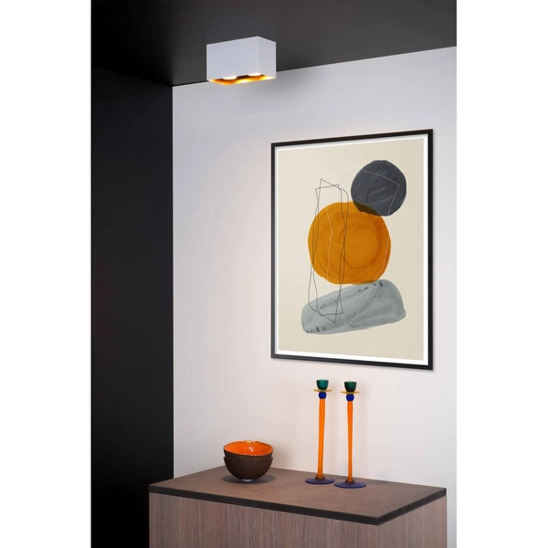 Sufitowa lampa Bodibis 22966/02/31 Lucide podwójna do kuchni biała