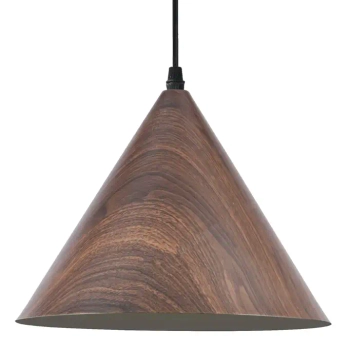 Stożkowa lampa wisząca BOSCO MLP0871 do salonu brązowa