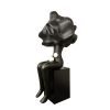 Podłogowa lampa designerska HUMAN IN THE CLOUDS czarna MSE1501100616 4xG9 kule