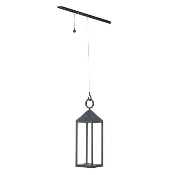 Stojąca latarenka na taras PICNIC LED 8177 LED 2,2W 3000K IP54 grafit