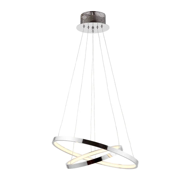 Pierścieniowa lampa wisząca Kline KLINE-2CH LED 28W 3000K chrom