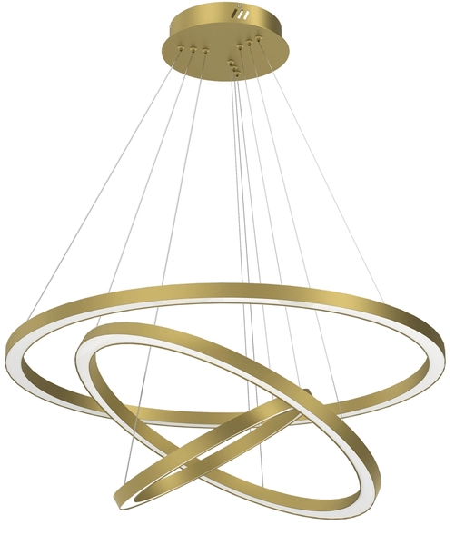 Lampa wisząca Galaxia ML8425 ring do salonu LED 85W złoty