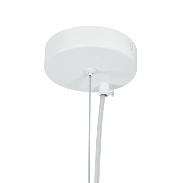 Lampa wisząca nowoczesna biała tworzywo STONE DN426-800 kloszowa E27 do jadalni 1p