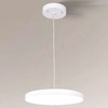 LAMPA wisząca NUNGO 8552 Shilo loftowa OPRAWA okrągła LED 24,48W 4000K zwis biały