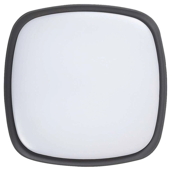 Zewnętrzna LAMPA sufitowa AUSTIN 8797 Rabalux tarasowa OPRAWA plafon LED 20W 4000K kwadratowy outdoor IP65 antracyt
