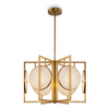 Lampa zwisowa Marmo MOD099PL-06G kamień naturalny złoty