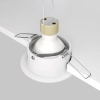 Okrągła lampa do zabudowy Slim DL027-2-01W kuchenna biała