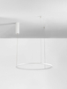 Biała lampa wisząca TOLUCA LE42783 do sypialni LED 36W 3000K ring