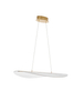 Nowoczesna lampa wisząca COLIMA LE42755 nad stół LED 31W 3000K złota