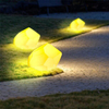 Stojąca lampa kamień Diamond ES-ST016 Step LED 5W RGBW IP54 stone biała