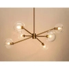 Lampa sufitowa AURA MSE1501100402 Moosee do jadalni bańki złota