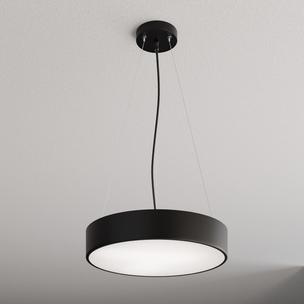 Wisząca lampa okrągła Cleo 137623690241 Team jadalniana nad stół czarna
