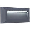 Elewacyjna LAMPA ogrodowa HELENA 5191602118 Lutec metalowa OPRAWA outdoor LED 10W 4000K ścienna IP54 szara
