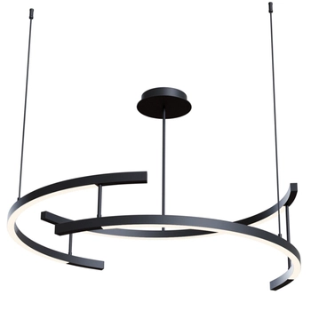 Lampa wisząca Line MOD054PL-L52B3K Maytoni LED 52W 3000K ring czarna