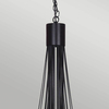 Świecznikowy żyrandol Carisbrooke CB18-BLACK Elstead metalowy czarny
