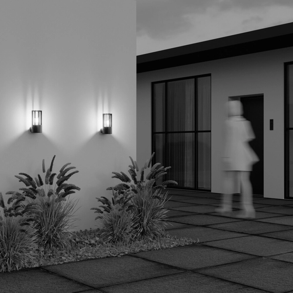 Przyścienna lampa zewnętrzna tuba Barrel O453WL-01GF Maytoni IP54 grafitowy