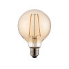 Kulista żarówka E27 77109 LED 2W 2200K szklana bursztynowa