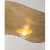 Wisząca lampa do przedpokoju KAPELLO metalowy zwis biały kulisty