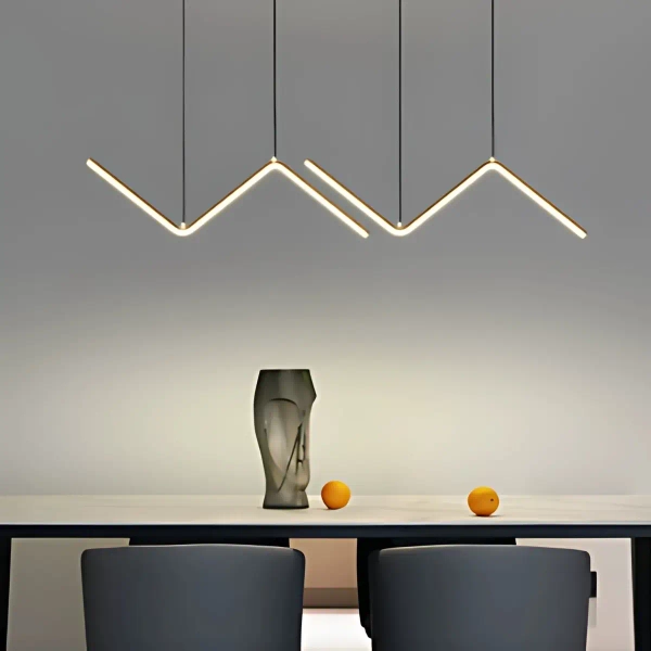 Designerska wisząca lampa Mont Blanc LWMB-90CM LED 26W 3000K czarny