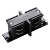 Mini łącznik szynowy prosty 3-obwodowy Track ML2137 czarny