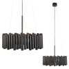 LAMPA wisząca LEVEL 107925 Markslojd metalowa OPRAWA modernistyczny ZWIS rurki czarne